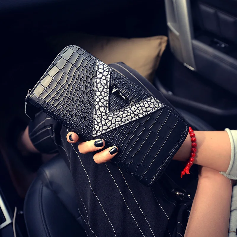 

Fashion Womens Wallets and Purses Leather Coin Money Bag Luxury Long Female Clutch Cute Slim Ladies Phone Wallets Card Holder