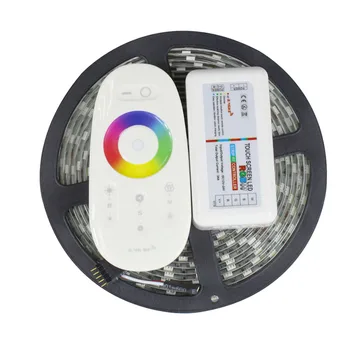 

5M RGBW RGBWW 300Leds 5050 SMD LED Strip Light + RGBW 2.4G Touch Screen RF Remote Controller