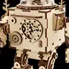 Robotime-Kits de construction assemblés de modèle en bois, bricolage, modèle Robot avec boîte à musique, jouet pour enfants et adultes, cadeau AM601, livraison directe ► Photo 3/6
