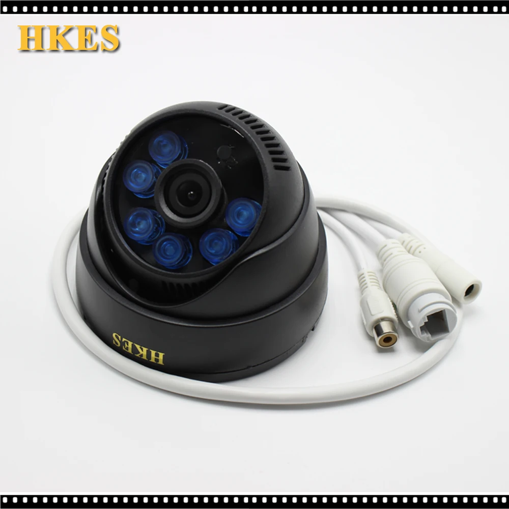 

In stock Free shipping 1MP Network Dome Audio IP security Camera H.264