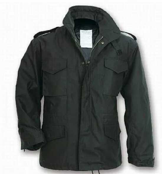 Мужская Уличная хлопковая куртка M65 (черная и зеленая)|coats coats|coats outdoorcoat men |