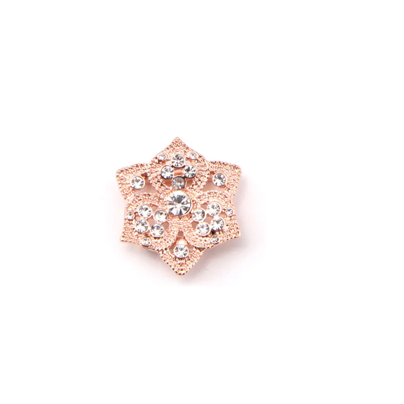 rose gold SANSHOOR Мода гексаграмма слайды Подвески подходят из нержавеющей стали для женщин и мужчин сетчатый Браслет для DIY женские Индивидуальные ювелирные изделия - Окраска металла: rose gold