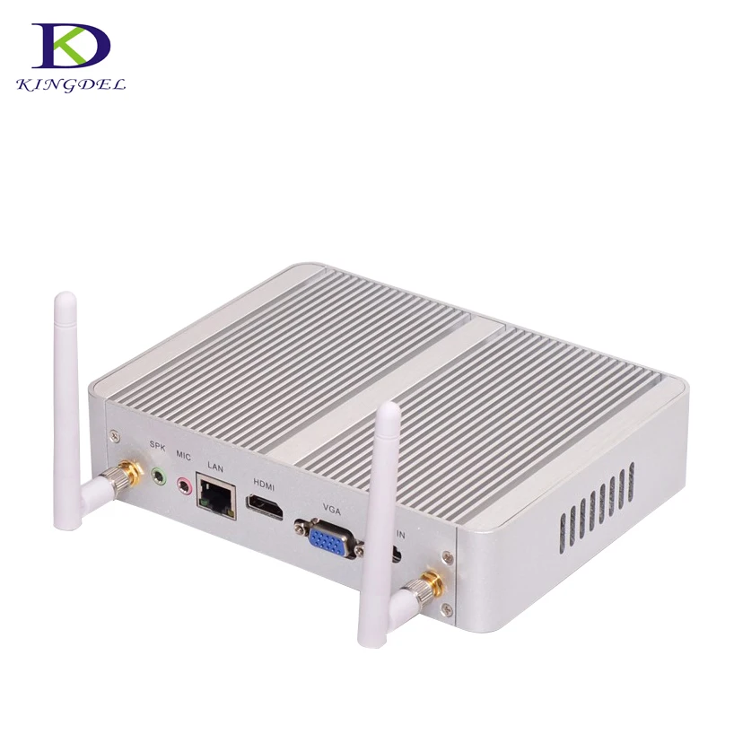 

Fanless Mini PC with Intel 14nm Quad Core N3150 Core i3 4005U 6006U 7100U Dual Core Computer HTPC Support HDMI VGA 4K HD