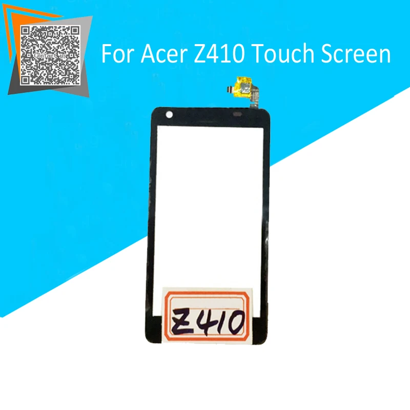 High Quality 4 5 For Acer Z410 Touch Screen Digitizer Sensors Outer Glass Black Replacement Parts