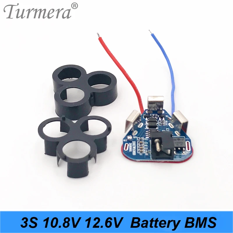 

3S 12.6v 10.8v Li-ion 18650 BMS PCM Battery Protection Board BMS for scredriver tool battery and 3s battery pack Turmera new jan