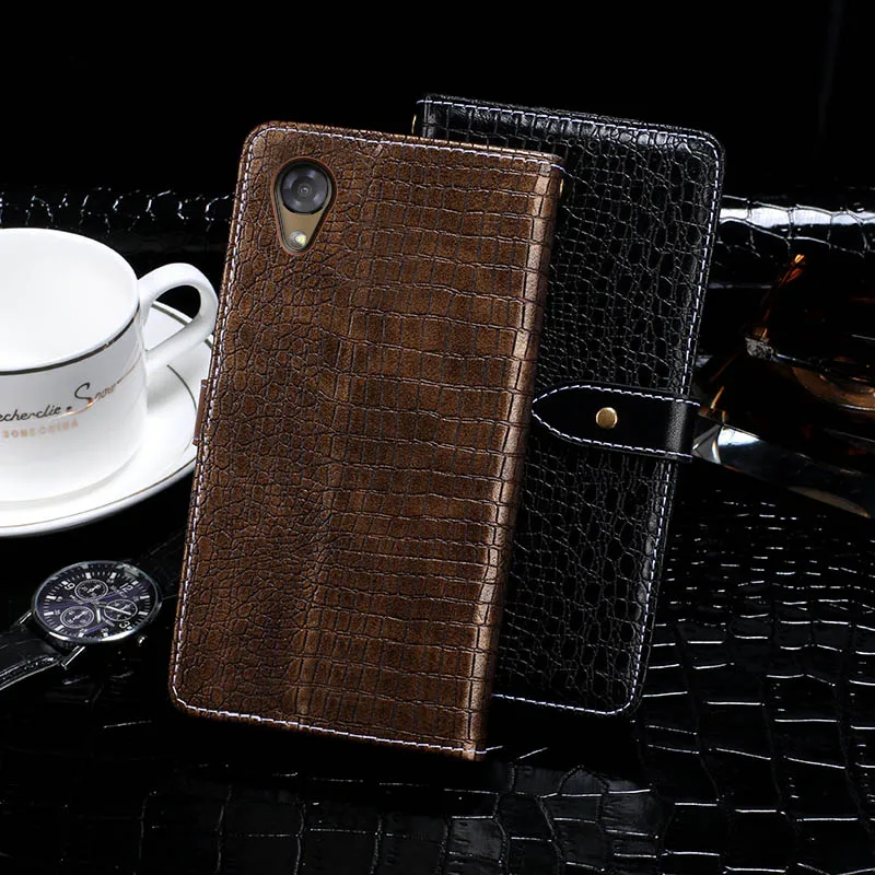 Itgoogo для Sharp Aquos S3 Mini чехол Роскошный кожаный флип FS8018 защитный телефона задняя