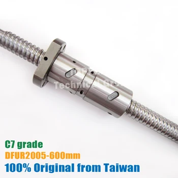 

TBI DFU2005 C7 600mm ball screw 5mm lead with OFU2005 ballnut + end machined for CNC diy kit DFU set