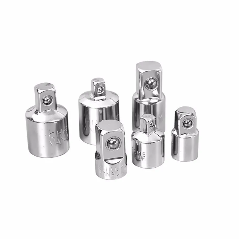 1pc Ratchet Wrench Socket Converter Head Sleeve Adapter 1/2 Big Fly To 3/8 Fly To 1/4 Steel 12