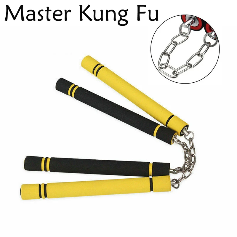 Пенопластовая практика Nunchaku JKD обучение безопасности боевые изделие для боевых искусств Обучение ПВХ Пена Губка Мягкий каратэ практика Стик Nunchaku