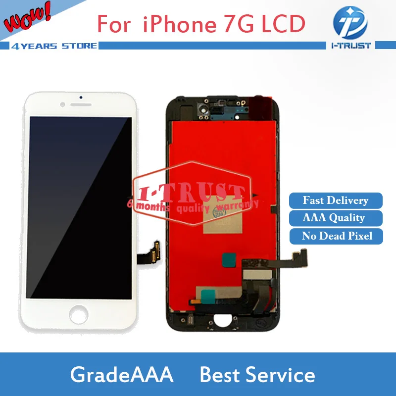 imágenes para 10 UNIDS Grado A + + + LCD Para el iphone 7 7G LCD de Pantalla Táctil Del Reemplazo Digitalizador Asamblea No Muertos Pixel Envío Libre imágenes para 10 UNIDS Grado A + + + LCD Para el iphone 7 7G LCD de Pantalla Táctil Del Reemplazo Digitalizador Asamblea No Muertos Pixel Envío Libre