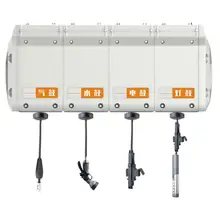 4 в 1 Автоматический водяной шланг катушка газ электрический и лампа быстрый ремонт инструменты для автомобиля