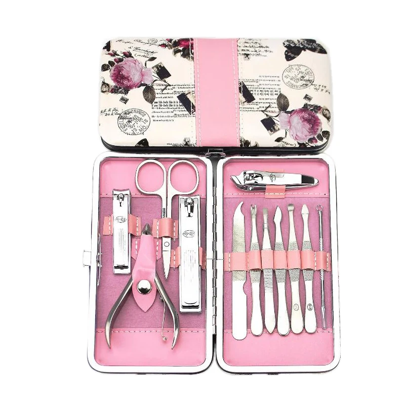 

12pc Nail Cuticle Clipper Set Nail Toenail Manicure Pedicure Kits