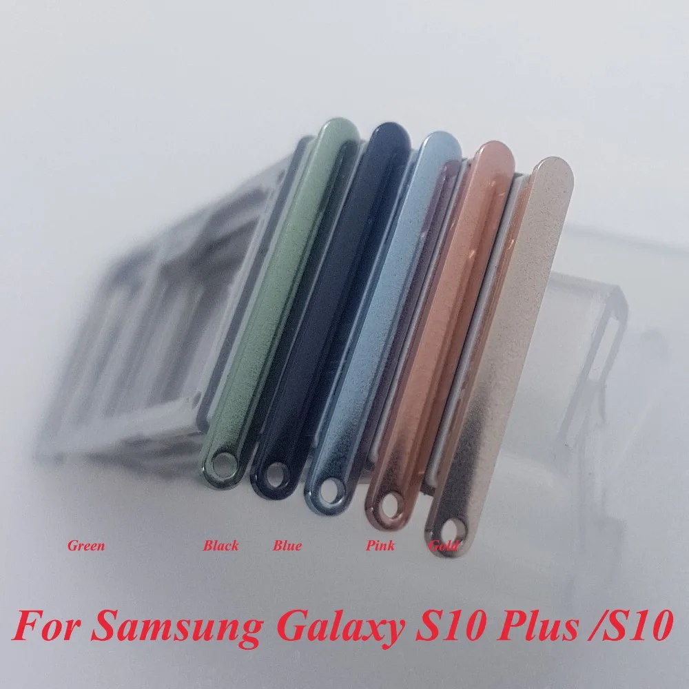 Держатель лотка для sim-карты SD считыватель слот адаптер для samsung Galaxy S10 S10+ plus G973 G975