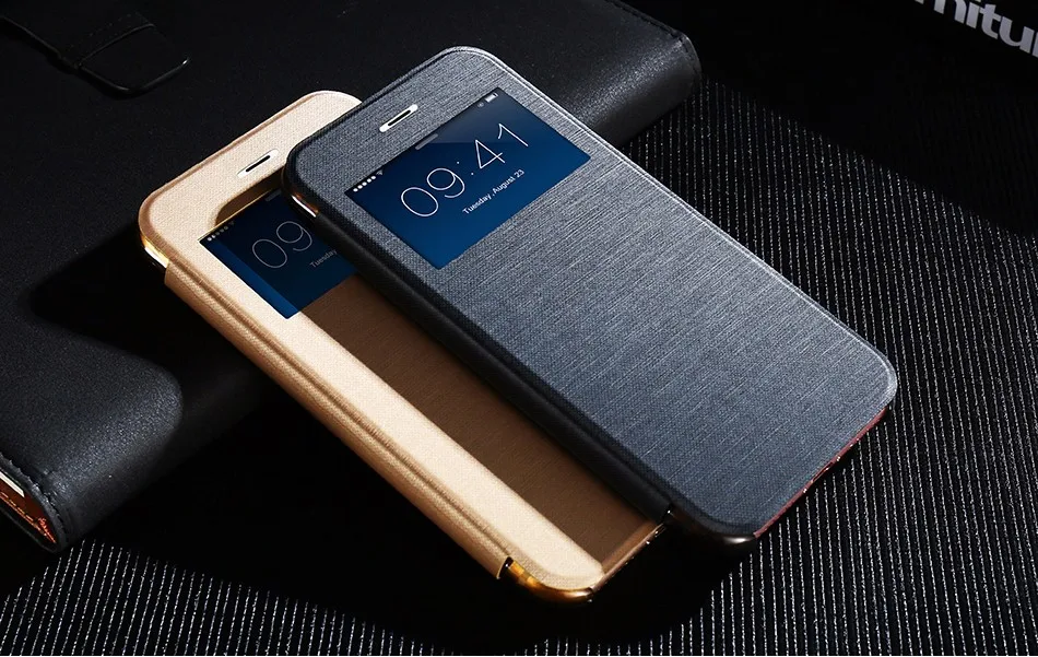 Window View Flip Leather Wallet Case For Iphone 7 7Plus 1 (9)