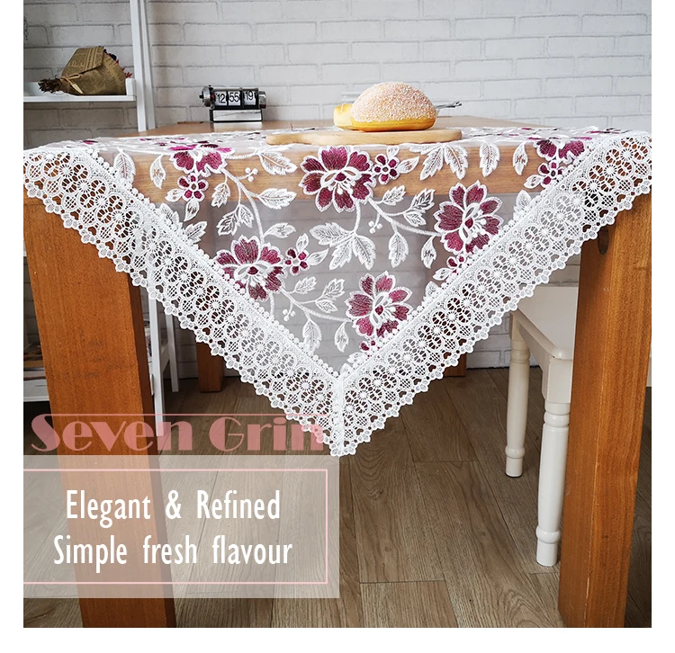 transparent organza embroidered tablecloth (1)
