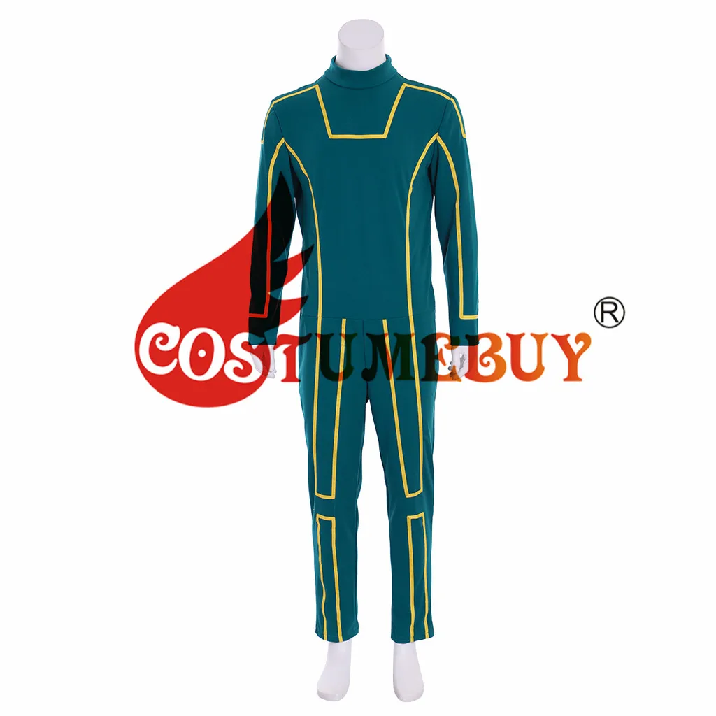 CostumeBuy Kick Ass Косплей Костюм Kick-Ass Dave Lizewski Косплей комбинезон Хэллоуин вечерние полный комплект одежды на заказ