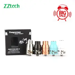 Оригинальные электронные сигареты ZZtech дож V2 RDA 22 мм Диаметр ввиду капающий распылитель 810 потека 510 коробка Mod Vape танк