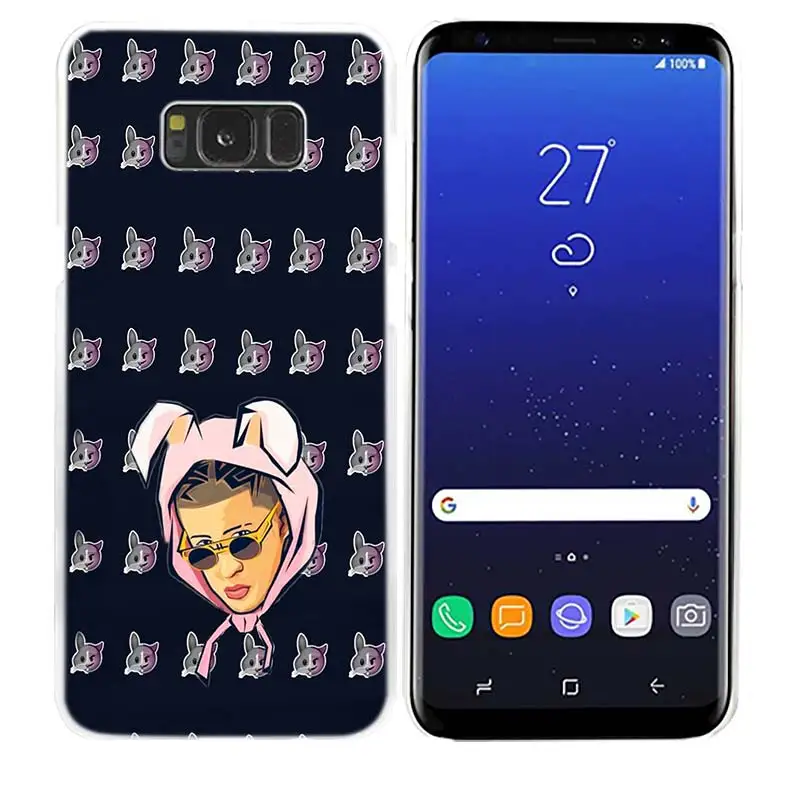 Чехол для samsung Galaxy Note 8 9 M30 M20 M10 S9 S8 S10 5G S10e Plus S7 S6 жесткий прозрачный PC Coque Cover Bad Bunny El Conejo Malo Новинка - Цвет: 03