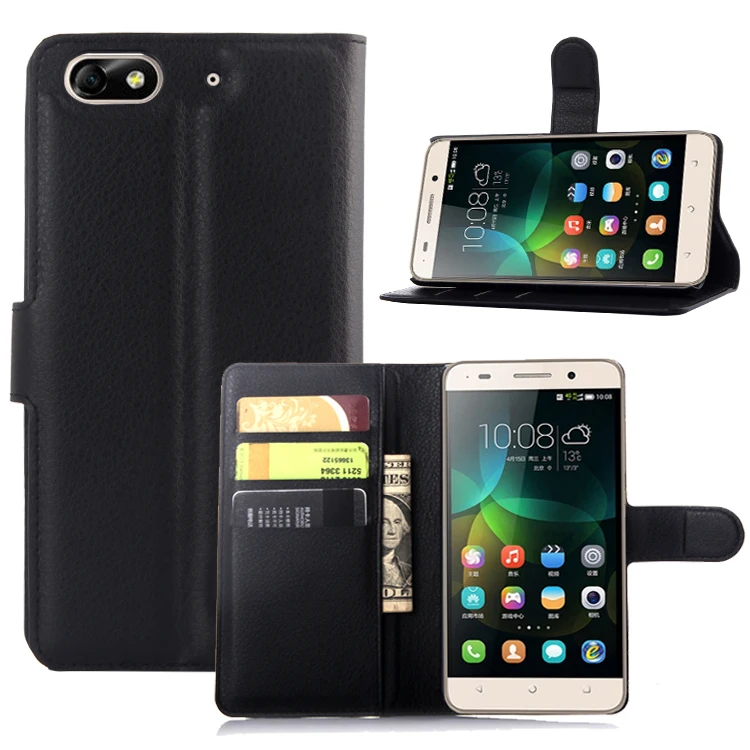 

Book Style PU Leather Case Cover for Huawei Honor 4C Flip Wallet Phone Bags Cases with Stand for Huawei Honor 4C