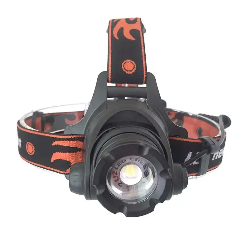 

High Quality Headlamp LED XM L2 U2 5000 Lumens Powerful Rechargeable Headlight Forehead Flashlight Zoomable Frontal Head Torch