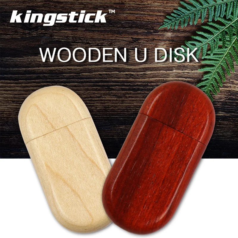 Kingstick деревянный USB флеш-накопитель 8 ГБ 16 ГБ 32 ГБ 64 ГБ 4 ГБ USB 2,0 флеш-накопитель память usb-флэш Pendrive memory usb Stick подарок