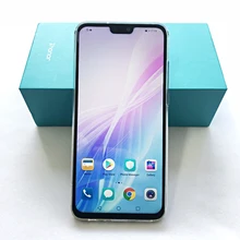 Huawei Honra 8X MobilePhone 6.5 polegada Tela 3750 mah Bateria Android 8.2 Câmera Dupla Volta 20MP Vários Idiomas Smartphone