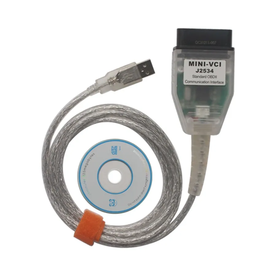 Мини VCI V14.10.028 для TOYOTA Одиночная поддержка кабеля для Toyota TIS OEM диагностическое программное обеспечение высокая производительность с ARM cpu внутри