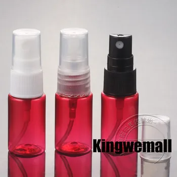 

300pcs/lot 10ml Empty Plastic Red Perfume Atomizer Spray Mini Bottle
