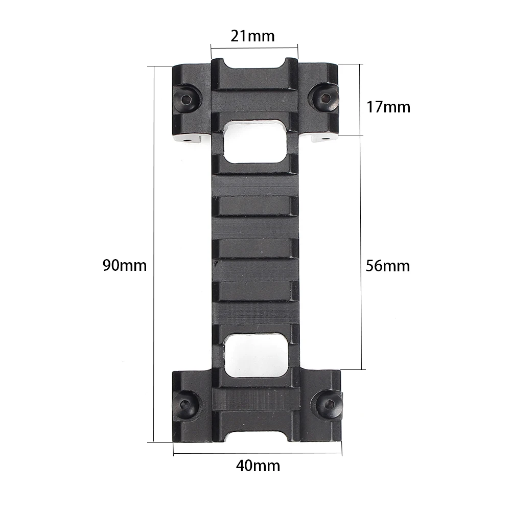 ohhunt MP5 G3 Model 3 Bidirectional Clamp Mount Low Profile 21mm Picatinny Weaver Rail Adapter Hunting Scope Rail Base (6) 