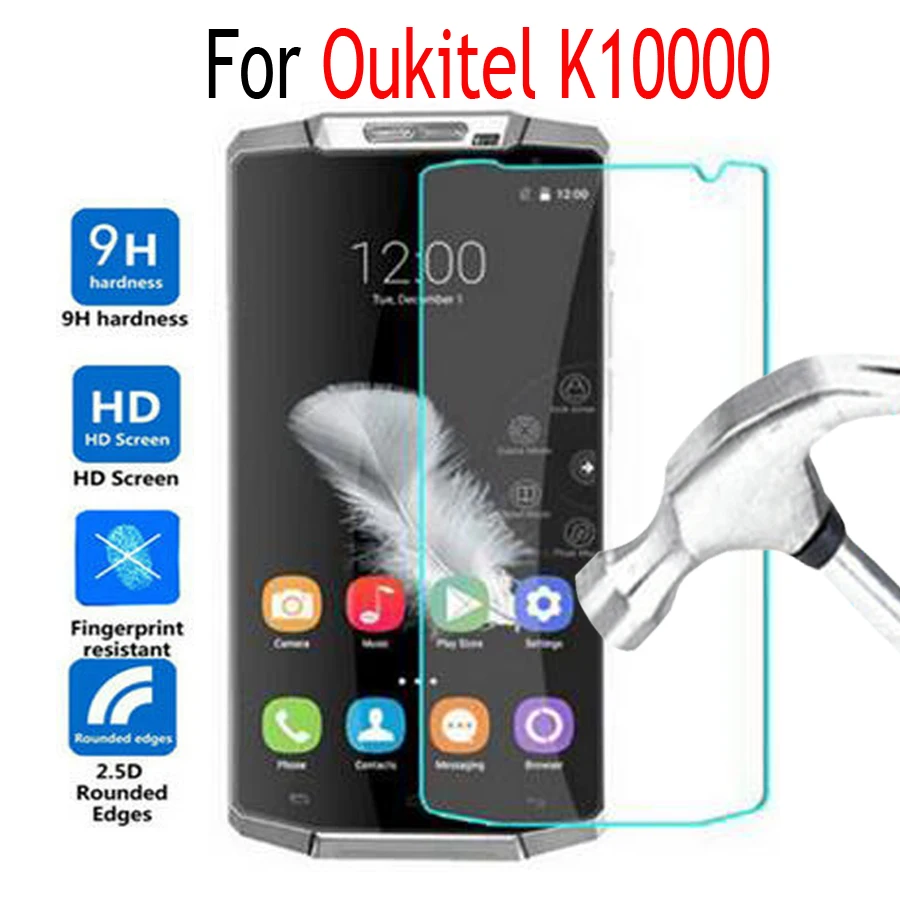 Для Oukitel K10000, закаленное стекло для Oukitel K10000, пленка, Защитная пленка для экрана телефона, защитный чехол, защитная пленка, защитный чехол