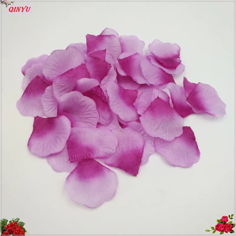 Light purple Украшение дома 100/1000/300 шт искусственный цветок «Роза» искусственные лепестки для украшения свадеб 5zsh012 - Цвет: Light purple