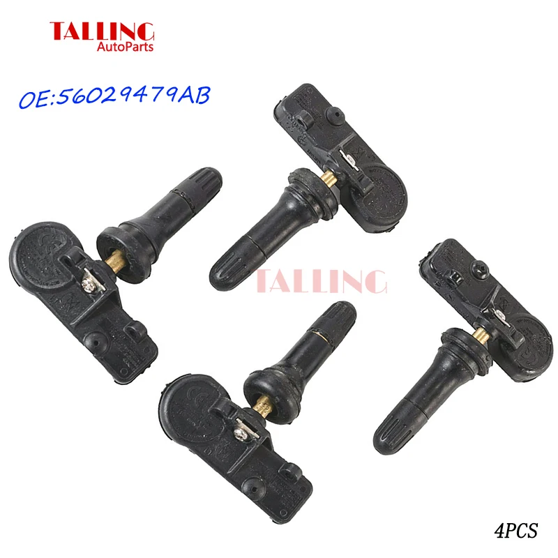 4 шт. 56029479AB датчик давления в шинах TPMS для CHRYSLER DODGE 07-11 JEEP 07-17 MITSUBISHI ram