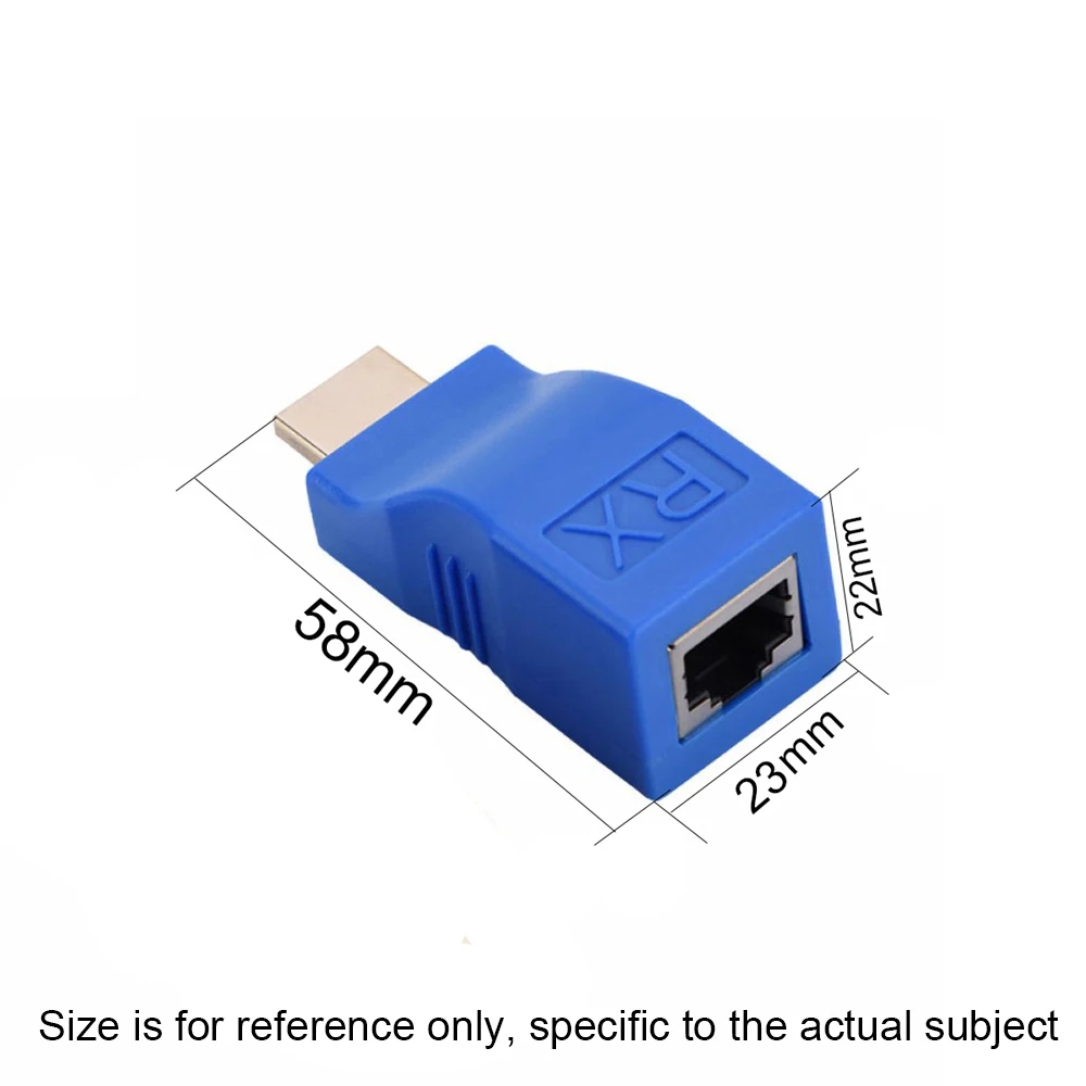 EMK 30 м HDMI удлинитель передатчик TX RX к Ethernet преобразователю 1 4 в 1080P более Cat5e CAT6 RJ45 LAN