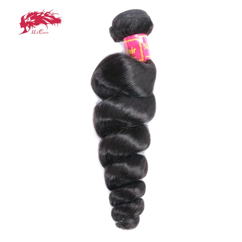 

Ali Queen Hair Brazilian Loose Wave 1/3/4Pcs 100% Remy Human Hair Extension Natural Color Hair Weave Bundles Free Shipping
