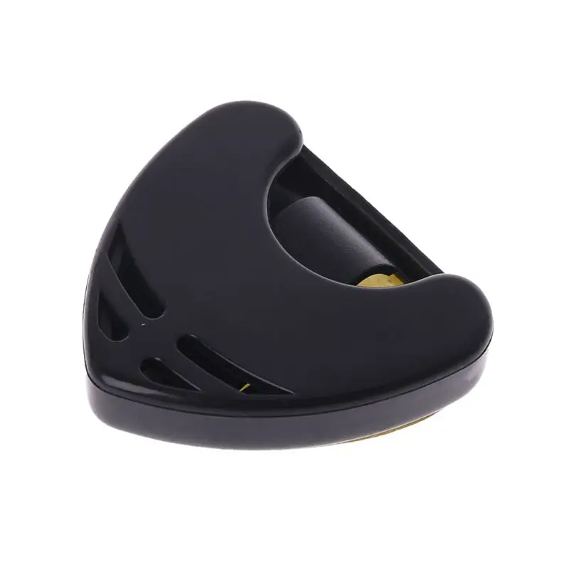 

1 pc Guitar Pick Mediator Holder Plastic Plectrum Case Mediator Quick Storage Adhesive Triangle Shape