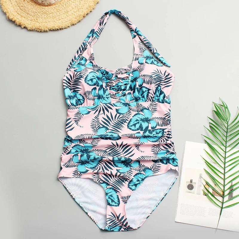 

A&J Large Big Plus Size Swimwear For Women Sexy One Piece Swimsuit 2019 XL-4XL CQ
