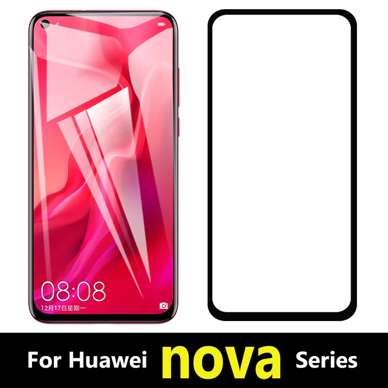 Полное покрытие Защитное стекло для Huawei Nova 2 Plus защита экрана Huavei 2i 2s 3 3i 3e 4