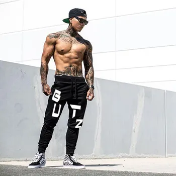 

Autumn Men's Trousers 2019 Fall Men's Trousers Mens Pants Fitness Sweatpants gyms Joggers Pants Workout Casual Pants Black Pants
