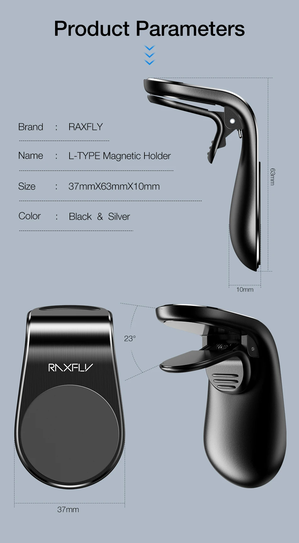car phone holder magnetic (5)