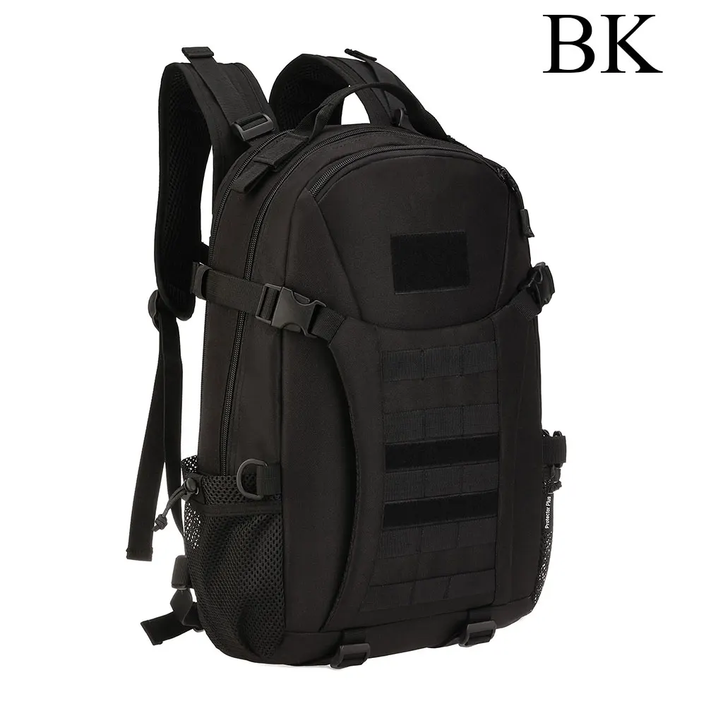 SINAIRSOFT военный тактический рюкзак 35L рюкзак 15 дюймов для ноутбука нейлоновый рыболовный Кемпинг Охота Регулировка спортивная сумка сумки - Цвет: BK