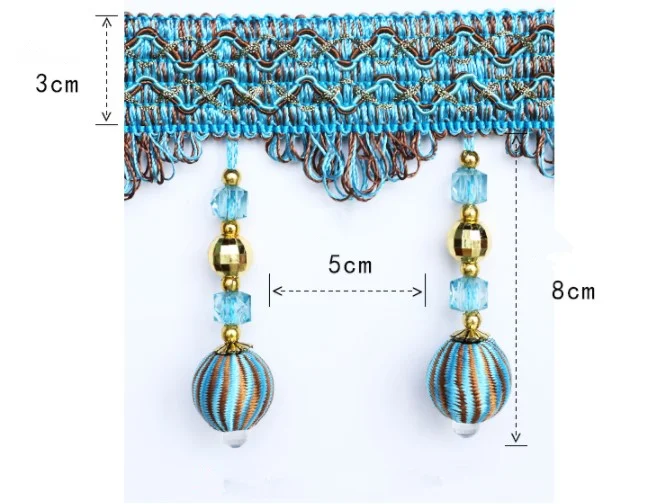 1 м украшение для штор из бисера, бахрома, кисточка, Аксессуары для штор, украшение из кружева, бахрома, отделка из хрустальных бусин, лента, сделай сам, украшение для шитья