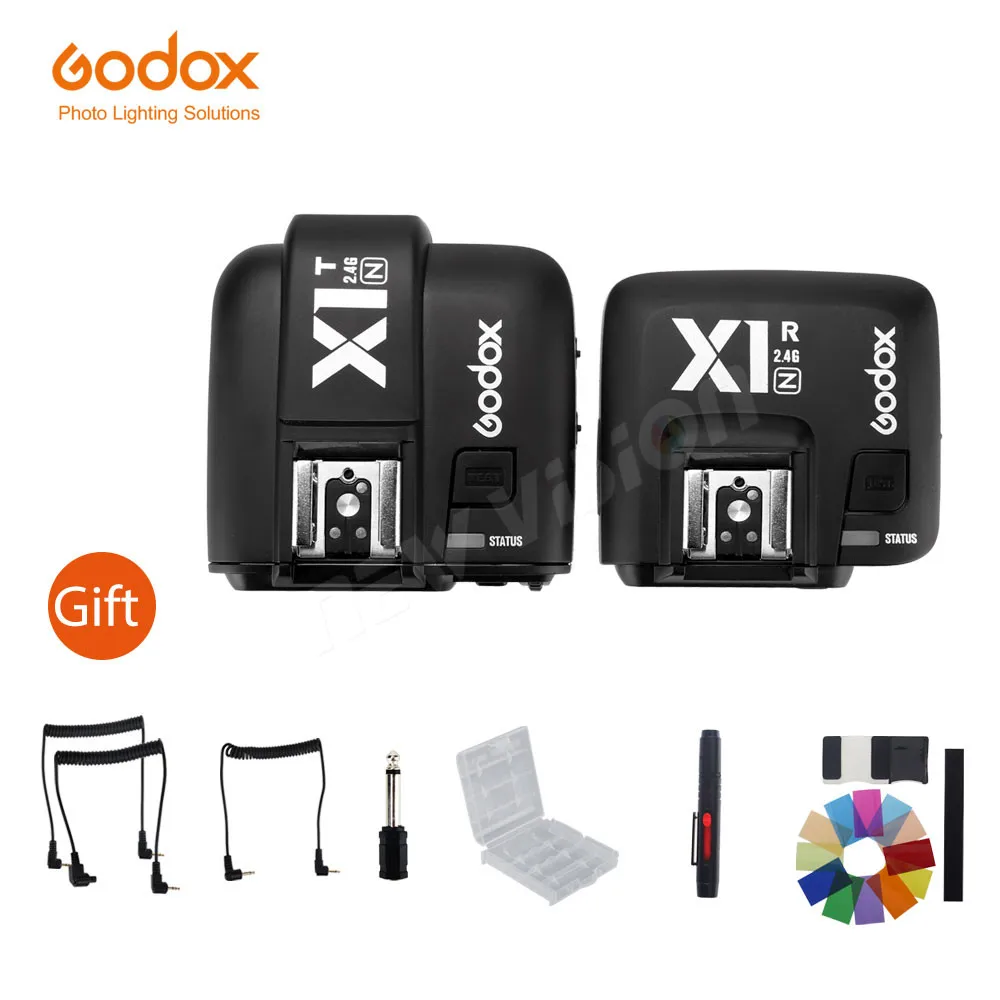 

Godox X1N 2.4GHz i-TTL Wireless Transmitter and Receiver Trigger Set For Nikon D800 D3X D3 D2X D2H D1H D1X D700 D300 D200 D100