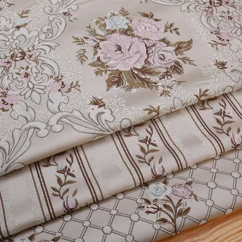 

European style high precision fabric for cushion sofa chair quilting sewing patchwork delicate tissue upholstery 140cm width