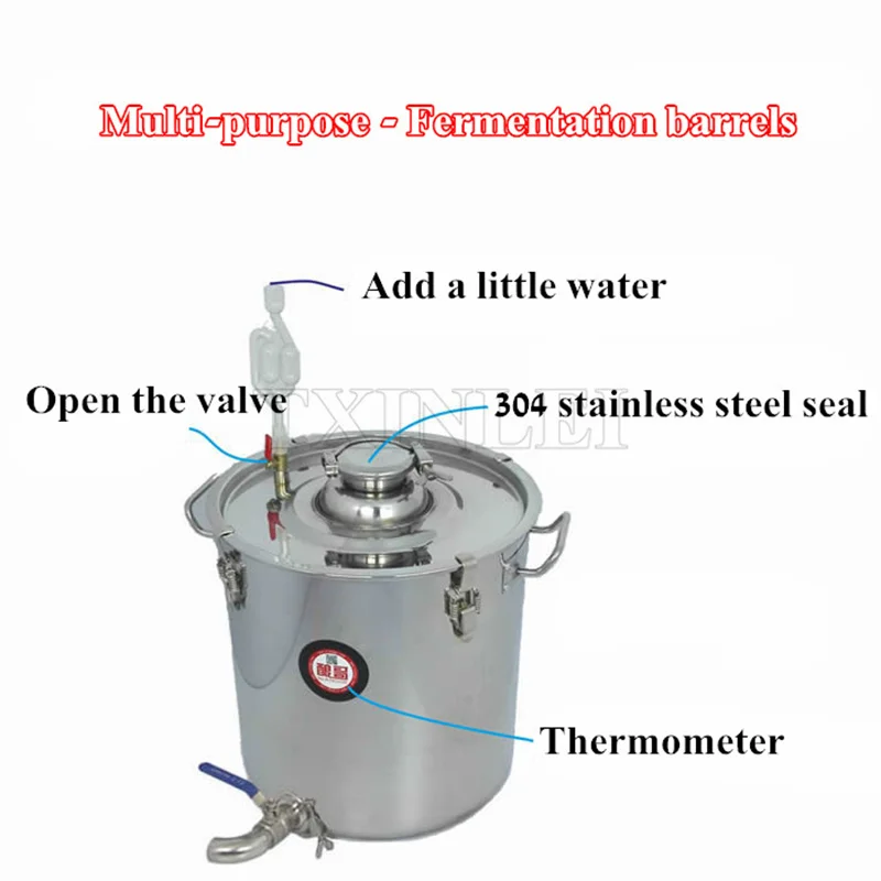 NIANGGE 30L бытовой нержавеющей стали домашнее Вино ПИВОВАРЕНИЕ устройство спирт дистиллятор бар/вино производитель