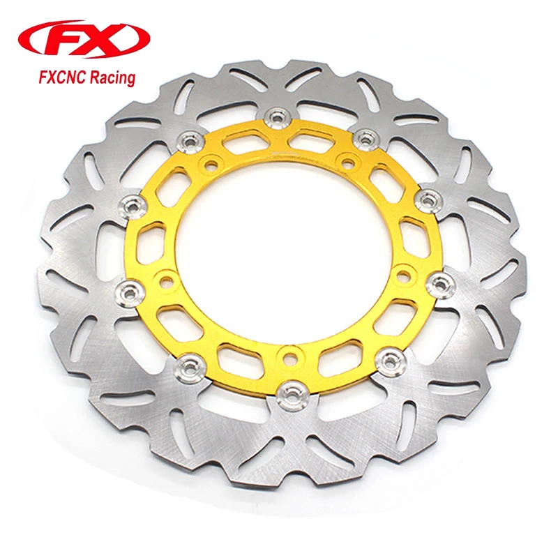 FXCNC Motorcycle Brake Disc 300mm Floating Front Brake Disc Rotor For YAMAHA YZF R15 2015 Motorbike Front Brake Disc Rotor free shipping moto front brake rotor disc for yamaha fjr1300 99 11 xvs1300 midnight star 07 11 xv pc1700 road star warrior 02 07