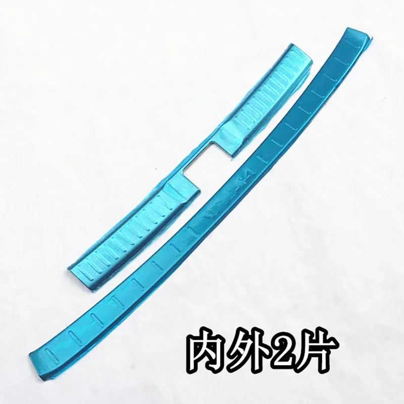 

304 Stainless Steel Internal external Rear bumper Protector Sill for Suzuki Vitara 2015 2016 2017 Auto parts 2PCS/SET