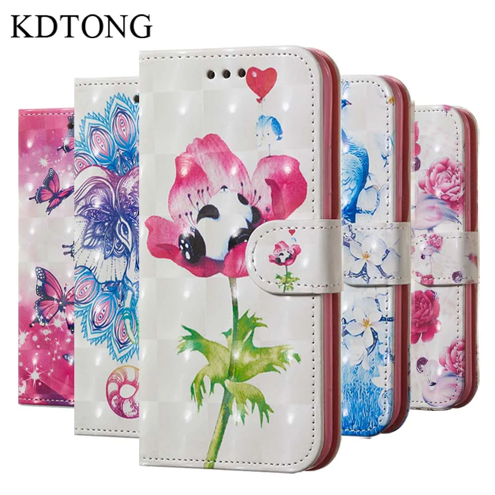 

KDTONG Case sFor Samsung Galaxy J6 Plus 2018 Case Leather Flip Magnetic Walte Cover Coque For Samsung Galaxy J6 2018 Case Cover