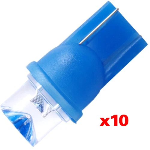 

TOYL 10 *T10 W5W 168 194 Blue LED Car Side Light Bulb Lamp
