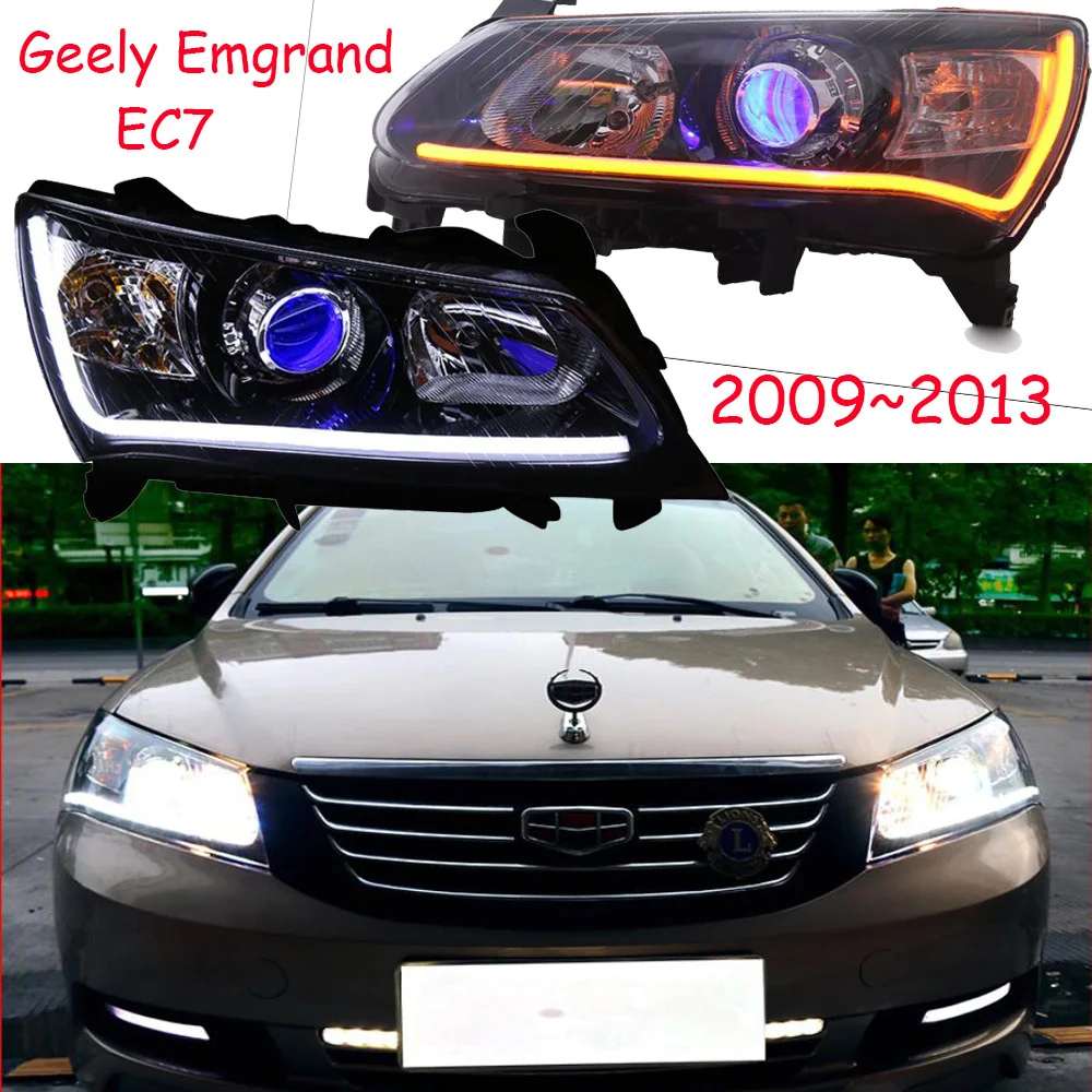 Автомобильная фара для Geely Emgrand EC7 фара EC715, EC718 EC7-RV 2009~ 2013 года DRL Bi Xenon объектив HI LO HID противотуманная фара