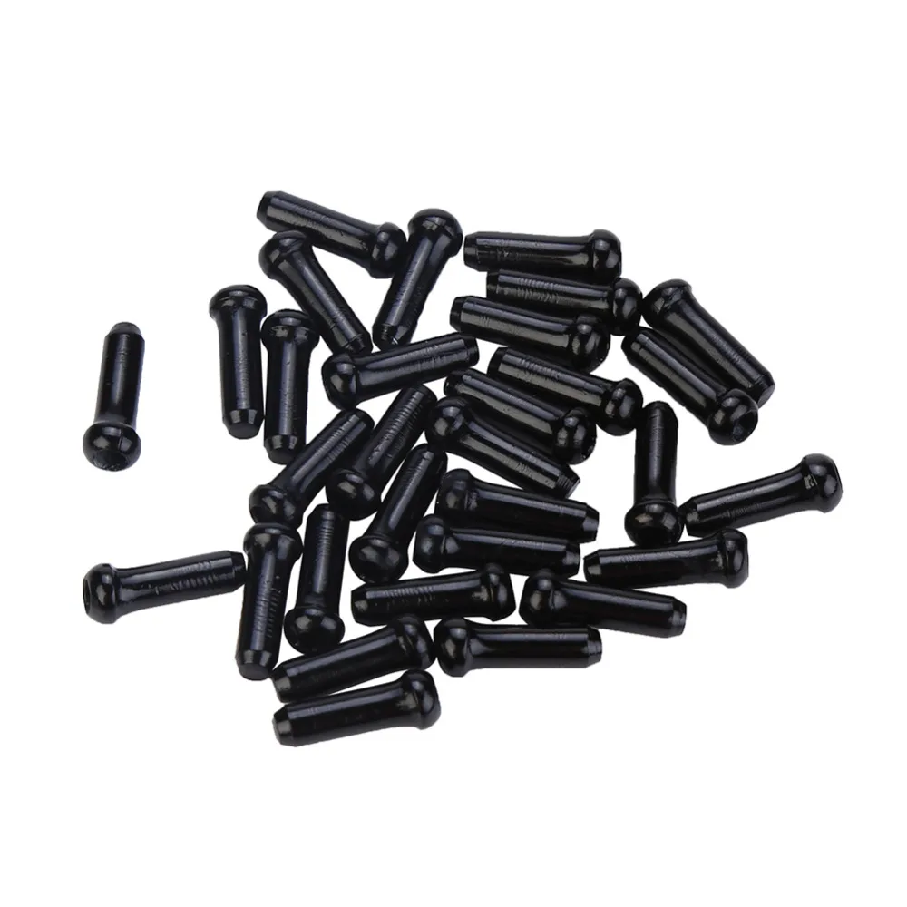 30 Pcs Bike Brake Cable Cap Bicycle Derailleur Shifter